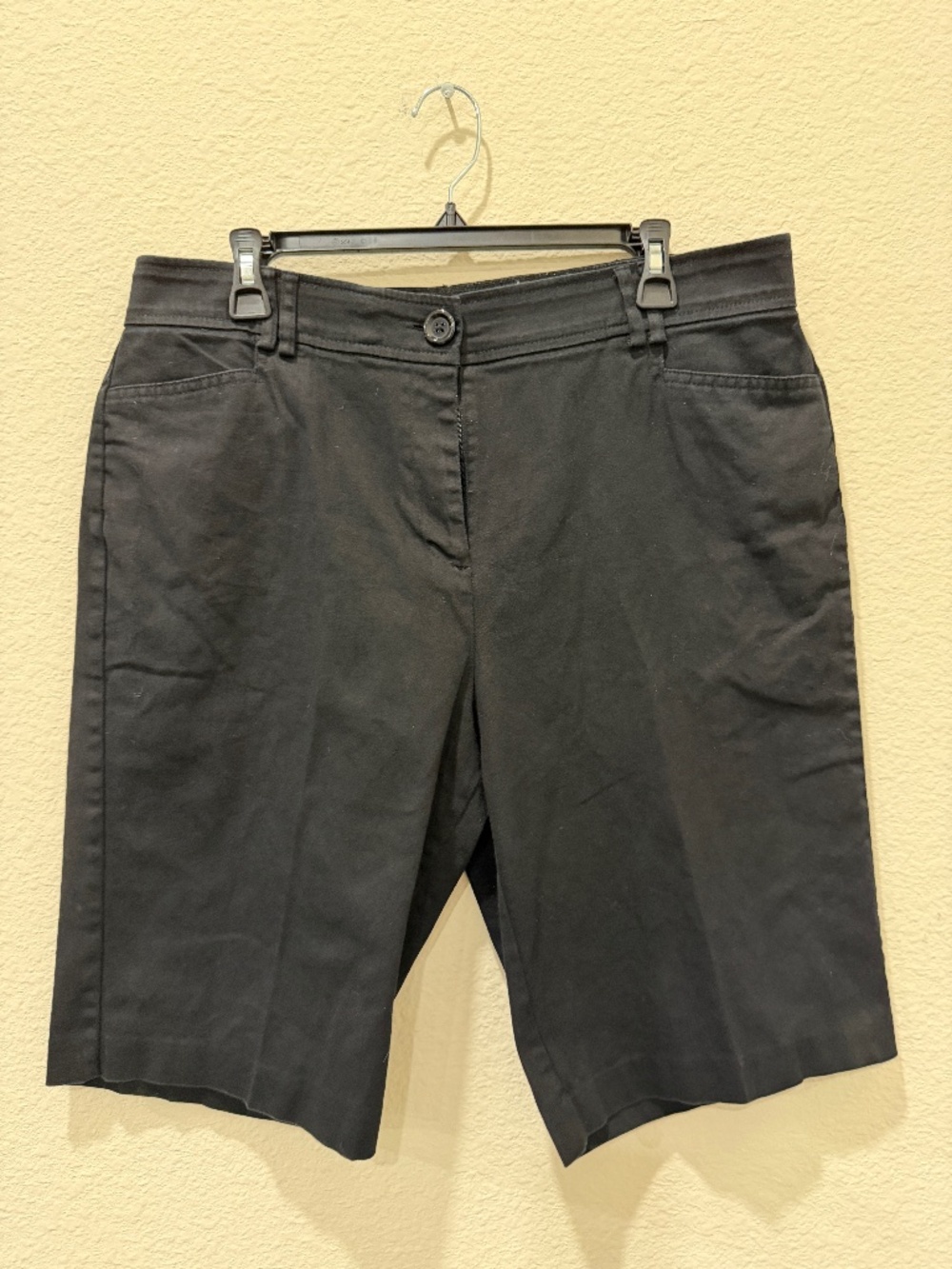 Ladies Counterparts Black Cotton shorts size 16 - Good